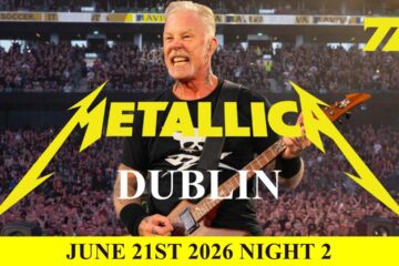 Metallica — Aviva Stadium, Dublin, 2026