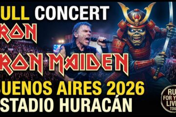 Iron Maiden — Estadio Huracán, Buenos Aires, 2026