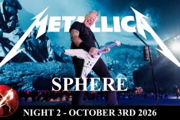 Metallica — Sphere, Las Vegas, 2026
